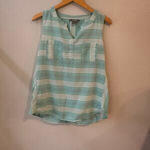 Natural Reflecions Women's Tank Top 100% Cotton Size Large Summer